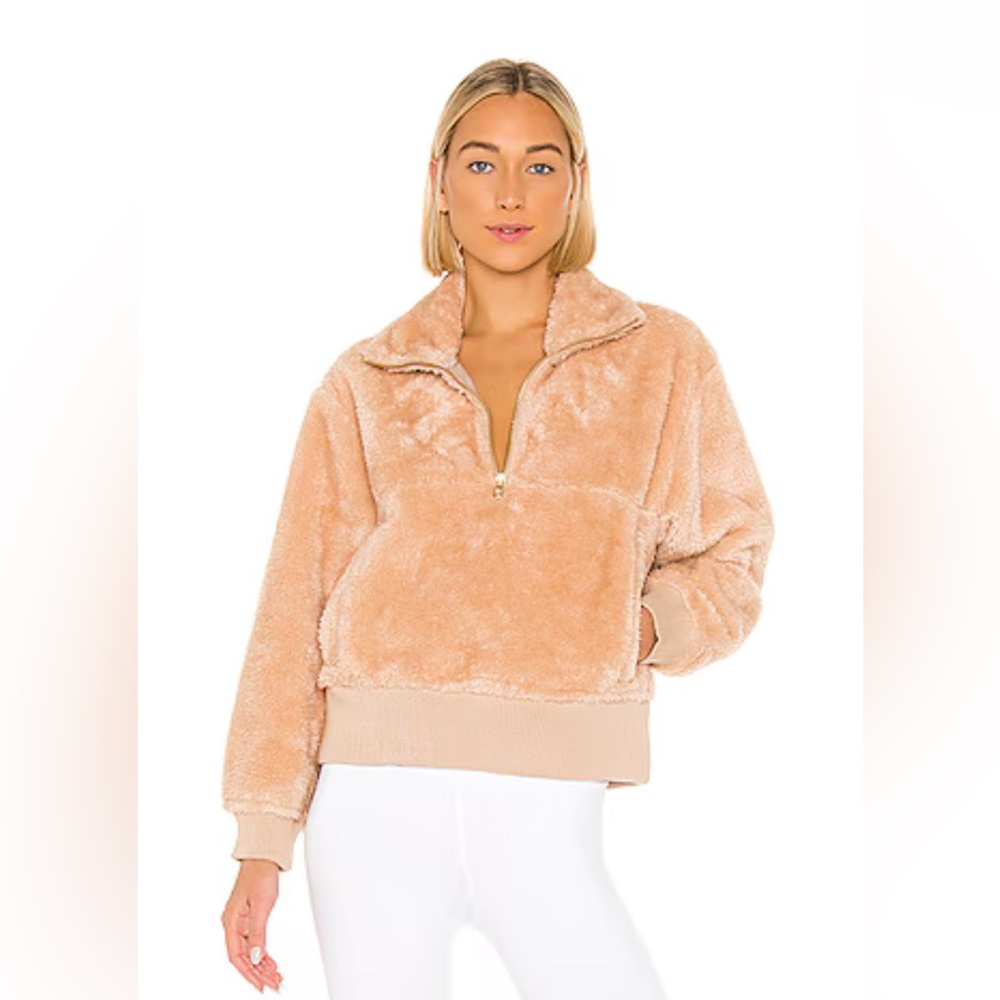 Varley Duray Fleece Pullover in Moonlight
